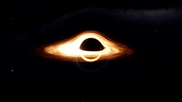 Entering A Black Hole, Realistic Simulation