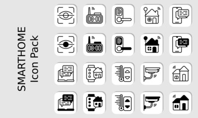 Smarthome technology isolated icon. Smarthome, home automation icon, elements of the smart home icon set, suitable for web design and app development