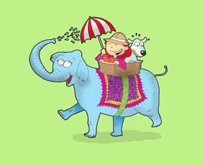 Indian Elephant Ride