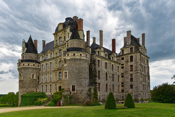 Obraz premium Frankreich - Brissac-Quincé - Schloss Brissac