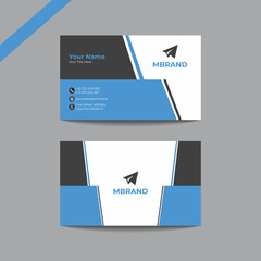 Professional modern creative business card template design vector