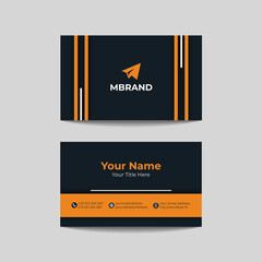 Professional modern creative business card template design vector