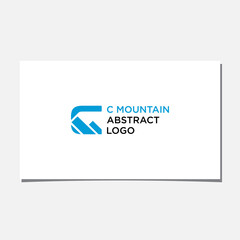 C MOUNTAIN ABSTRACT LOGO DESIGN