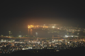 兵庫県神戸市　掬星台からの夜景