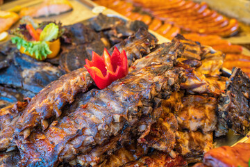 Budapest Hungary, local street food in Budapest