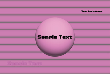 フレーム素材　ブラインドの模様とボール