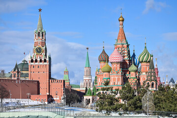 The Moscow Kremlin.