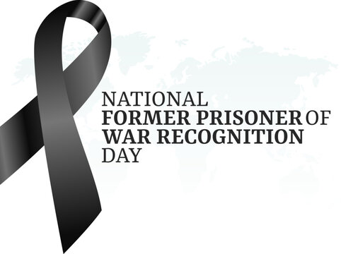 vector graphic of national former prisoner of war recognition day good for national former prisoner of war recognition day celebration. flat design. flyer design.flat illustration.