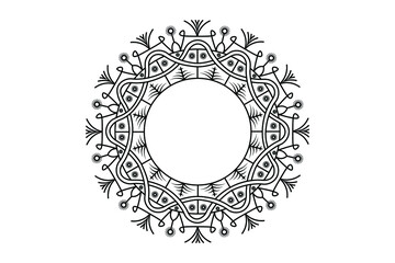 mandala design vector, mandala outline line drawing 