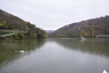 a lake view