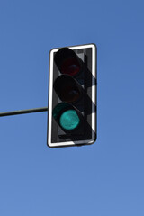 Traffic lights, green, you have permission ...