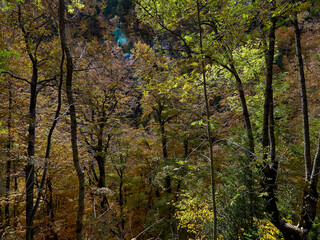 Views on the hiking trail in Ordesa National Park, Spain.
