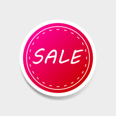 Sale banner sticker