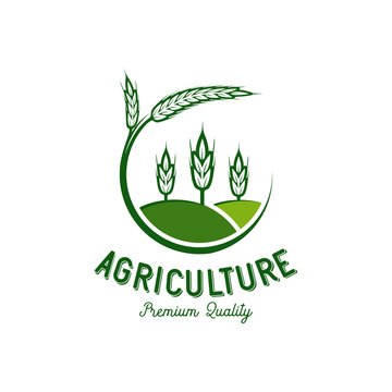 The farmer vector logo design