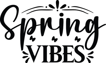 spring svg design cutting file