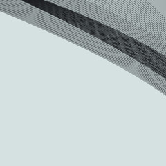 Abstract background and black wave line