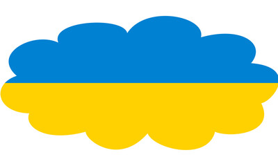 Ukrainian flag symbol