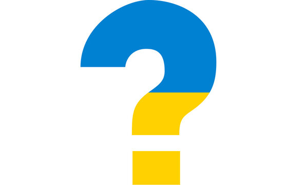 Ukrainian flag interrogative