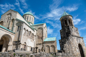 Fototapeta na wymiar Bagrati Cathedral also The Cathedral of the Dormition or the Kutaisi Cathedral