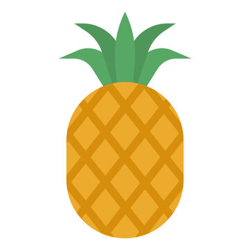 Pineapple Flat Icon