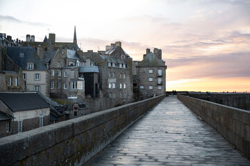 Obraz premium Architecture of the city of Saint Malo in Brittany, France