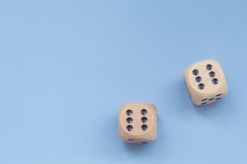 dice on the table