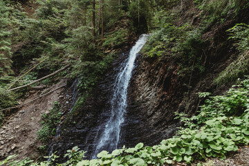 Fototapeta na wymiar Waterfall mountain landscape