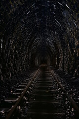 Tunel kolejowy w Kowarach na Dolnym Sląsku,  - obrazy, fototapety, plakaty