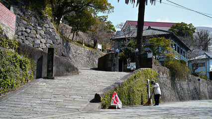 長崎　オランダ坂 © Dans