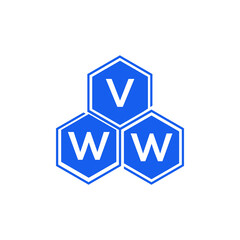 VWW letter logo design on black background. VWW  creative initials letter logo concept. VWW letter design.