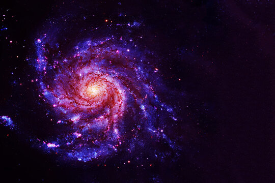 A beautiful spiral galaxy. Elements of this image furnished by NASA