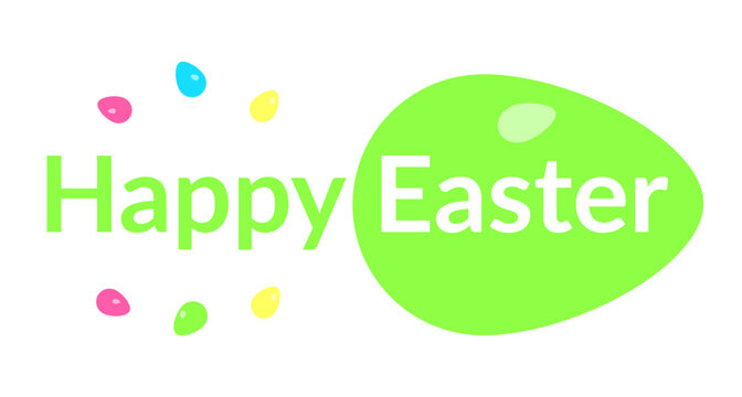 Easter Eggs  Minimalist Vector 