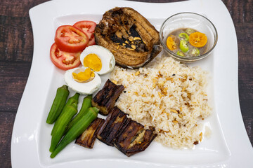 rice with pork
