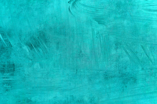 Turquoise colored grunge background
