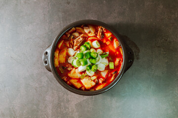 Delicious korean pork stew cuisine