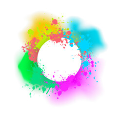 Happy Holi Holiday India poster design. Use it for print or web advertisement creation.
