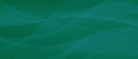 green Gradient Liquid Wave Abstract Background