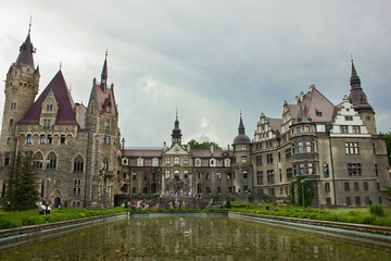  Ancient Moszna Castle  in  Poland
