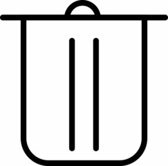 trash bin icon