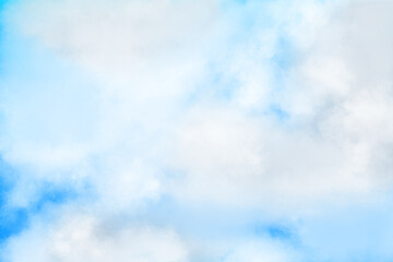 defocus blue sky with clouds for background