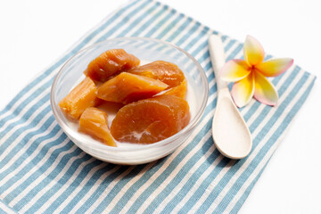 Sweet potato in coconut milk