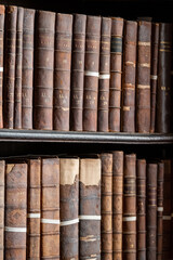 The amazing library of Trinity college in Dublin that has the ancient book of kells. It has amazing collection of books and the wood there smells amazing