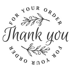 Vintage vector thank you made with love handwritten inscription. hand drawn lettering. Thank you calligraphy. Thank you card. Vector illustration.