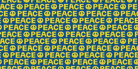 Letters of peace background. Seamless pattern.Vector. 平和の文字のパターン　背景素材