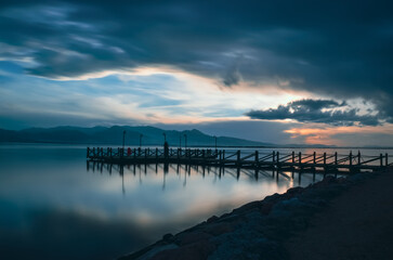 sunrise over the sea