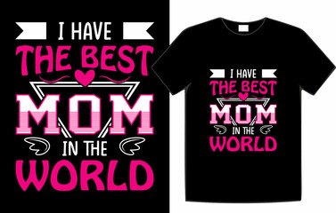 Obraz premium Mother's day t-shirt design.