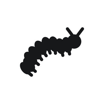 insect, pest icon illustration. glyph icon, solid, black. vector design that is very suitable for websites, apps, banners, design elements, etc