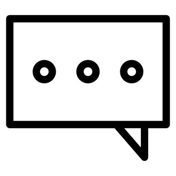 Illustration Of Message Icon