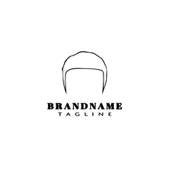 hair style logo icon design template vector illustration