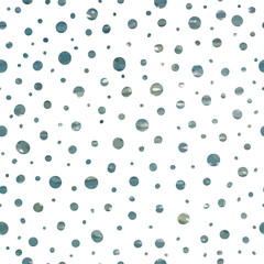 dot watercolor seamless vector pattern
